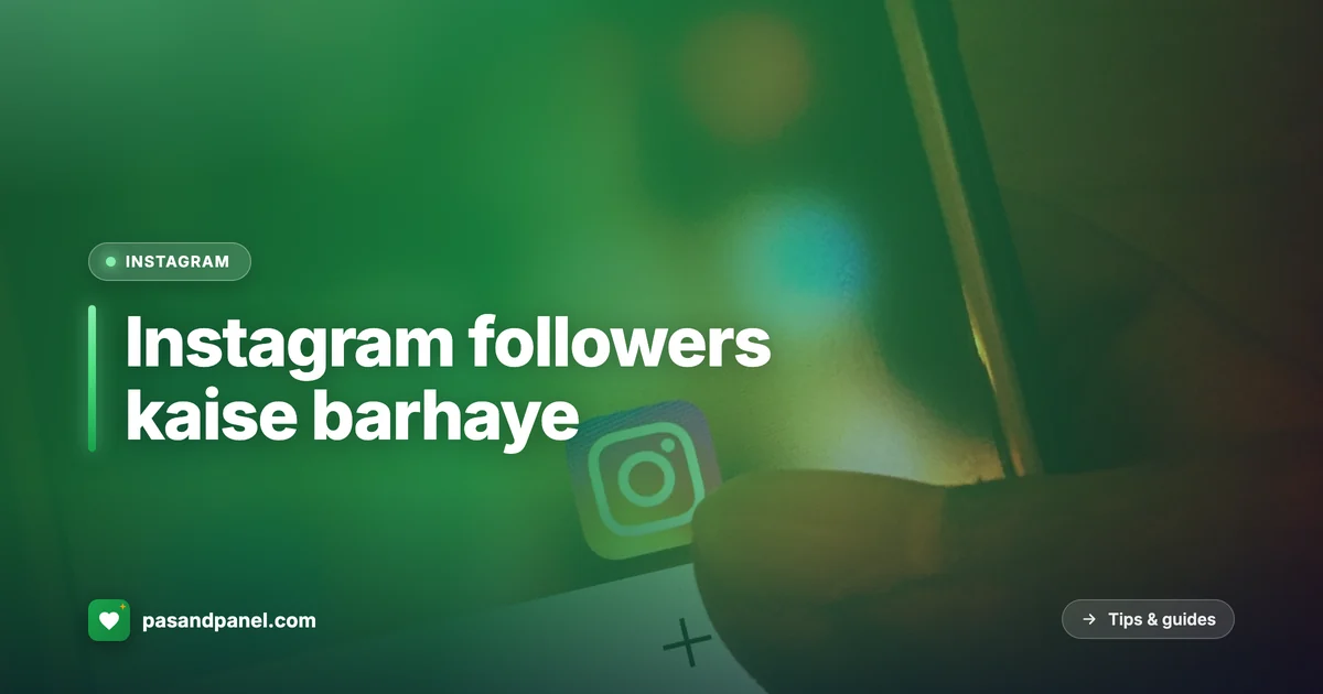 Growing Instagram followers on a phone